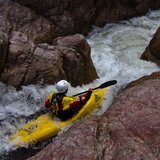 Passaggio in una gola del Taravo Medio