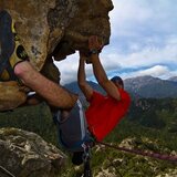 Climbing in the Travo valley