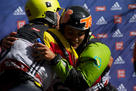 World championship hug