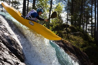 foto:Tommy Østby: Cascata del Brandseth durante la gara